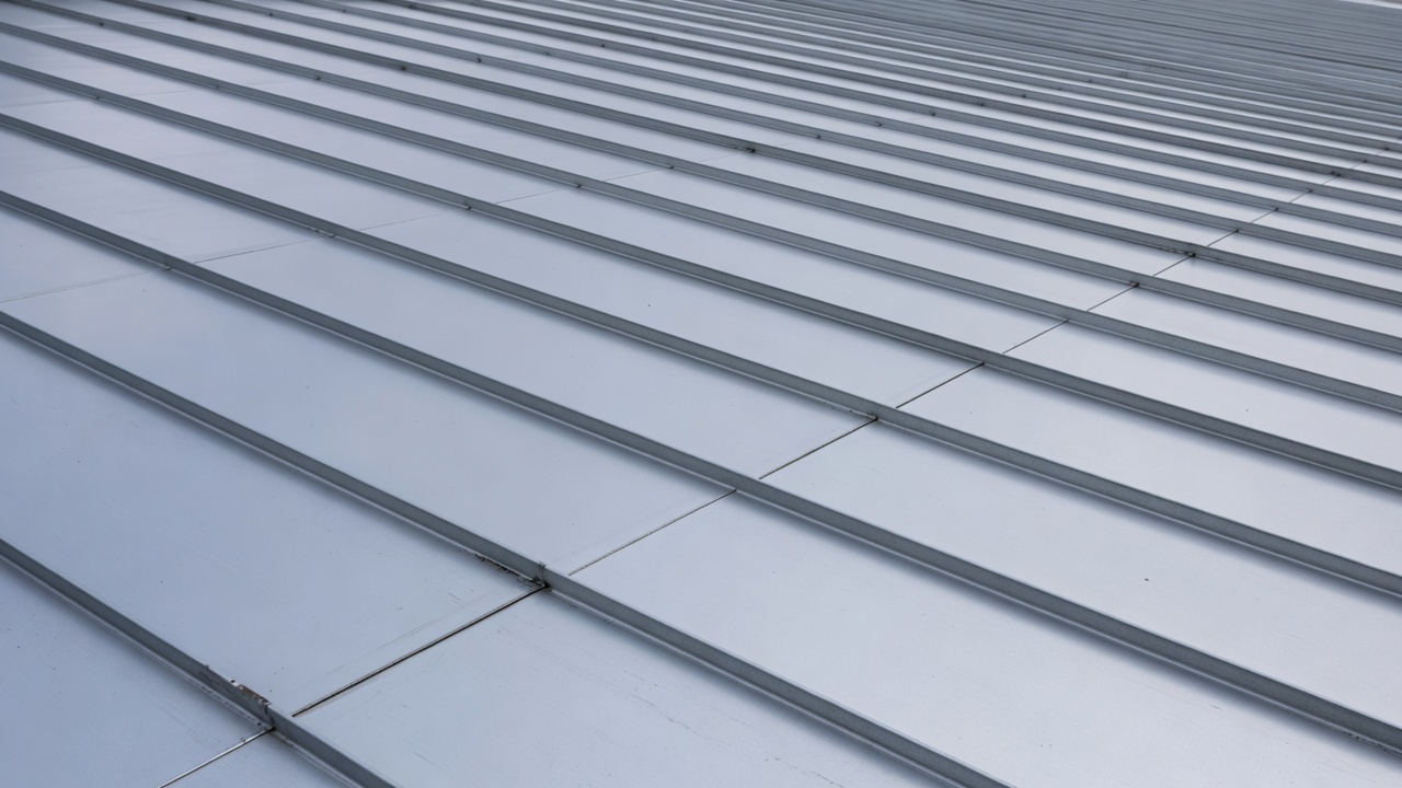 Modern metal roofing surface